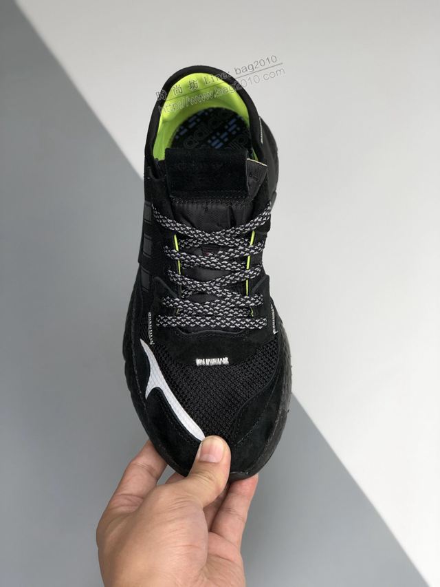 Adidas鞋 QIP-XHB-091807 阿迪達斯2019 Boost聯名夜行者 復古跑鞋 男女同款  hdx13317